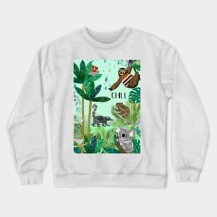 Sloth - chill Crewneck Sweatshirt